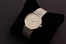 Dugena Vintage Edelstahl Premium Unisex Armbanduhr Milanaise Armband Swiss Made