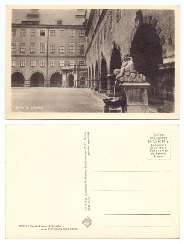 100939 gotha im schloßhof - gotha,