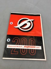 Alte Werbung Blatt Faltblatt Motorrad Model Hoffmann 200 Prospekt 