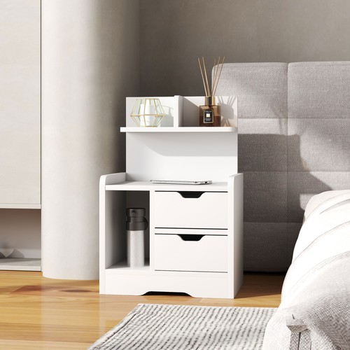 Homcom nachttisch mit - mit, 2
