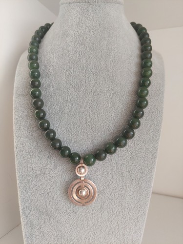 Vintage nephrit jade - nephrit, kette