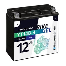 Gel motorradbatterie 12ah 12v - gel,