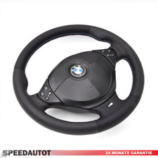 Lederlenkrad für BMW M Power E34 E36 E39 Z3 mit Airbag UND Multif 4 LEDERRBEZUG 