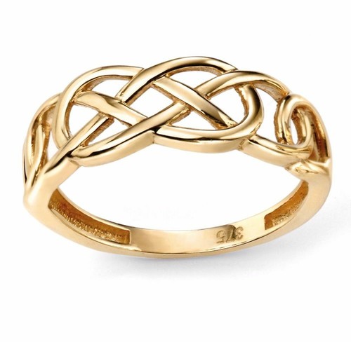 9ct gelbgold ring - gelbgold,