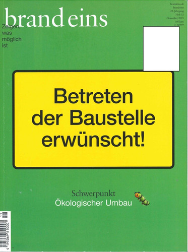 Brand eins november 2021 - brand,