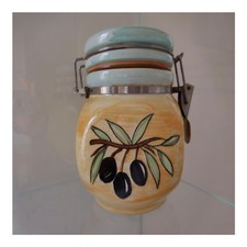 Olivenbocal Provence Keramik