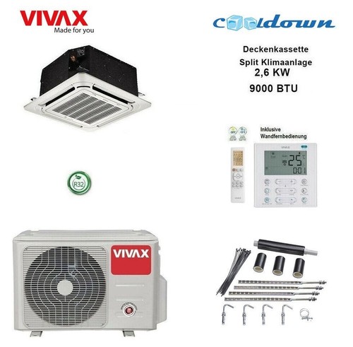 Vivax deckenkassette 9000 btu - vivax,
