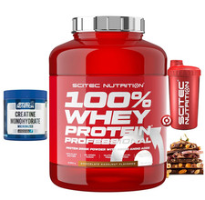 Scitec Nutrition 100% Whey Protein Professional 2350g Eiweiß + Shaker + Creatine