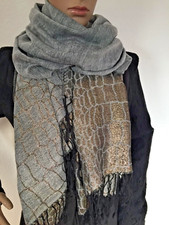 Schal Tuch Viereckstuch Lurex