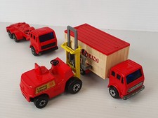 Matchbox Superfast Mercedes Container Truck  42 SEALAND Fork Lift 15 Gabelstaple
