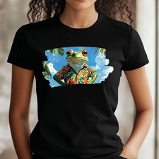 T-Shirt Frauen Frosch im