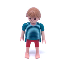 PLAYMOBIL *MODERN* Mann Kastanie T-Shirt grün gestreift Shorts rot 5334 5583