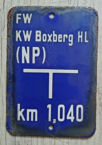 Altes emailleschild ddr - emailleschild,