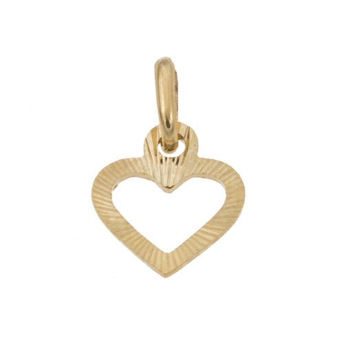 Anhänger herz 585 gold - anhänger, 14