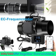 100 150mm wifi rohrventilator - 100/150mm,
