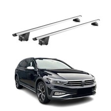 Dachträger für VW Passat Variant Alltrack B8 2014-2025 100kg Alu Silber 2x ABE