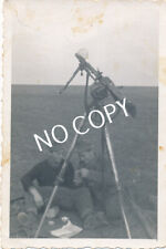 Foto WKII Wehrmacht Soldaten Fliegerwache Gewehr Zielfernrohr Ostfront 1942J1.23