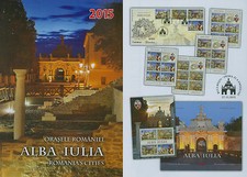 Rumänien 2015 Stadt Alba Iulia,König Ferdinand Mi.7007-10,Zf.,KB,Block 646 ,FDC