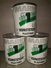 Marke 1 Flüssig-Kunststoff Plastik-Farbe Oxidrot 0,75L RAL 3009 Betonfarbe (S132