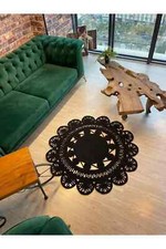 Perforiert Schwarz Kreise