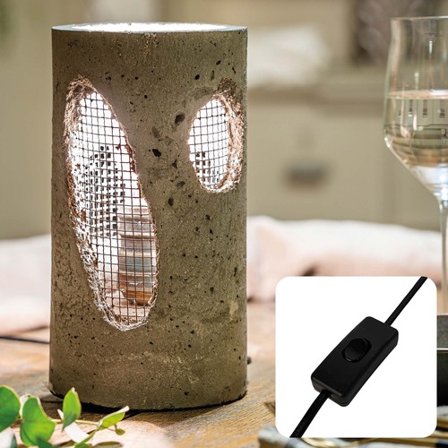 Lampe beton tischleuchte deko - lampe,