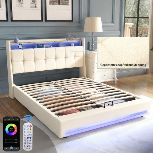 Oyajia weißes bett - bett, mit