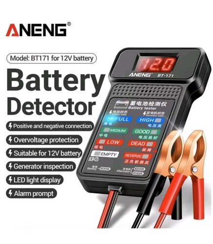 Auto batterietester - auto,