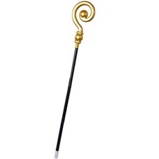 Bischofsstab 126 cm Gold