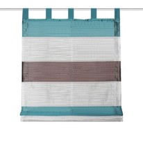 Raffrollo mit Schlaufen GABI 79583, Querstreifen, versch. Breiten, Scherli