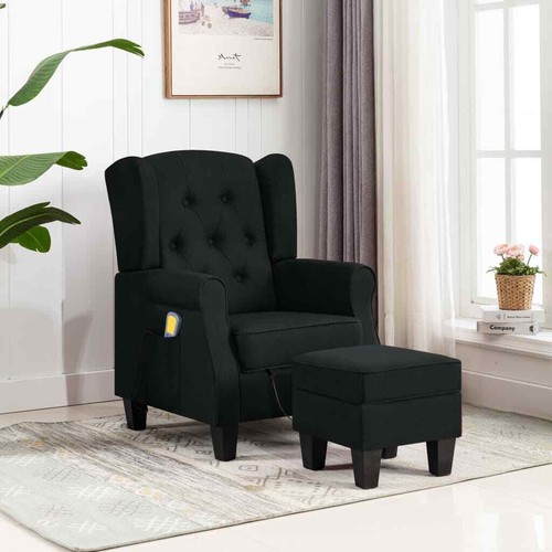 Massagesessel fußhocker stoff - massagesessel,