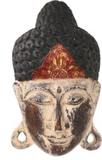 Vintage Buddha Maske