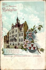 Wappen Ak Großalmerode Hessen, Restaurant Ratskeller - 3896089