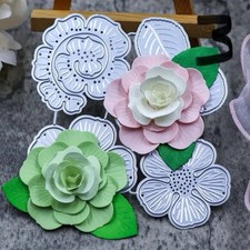 Stanzformen Prägemaschine Blumen 3D Blumenstrauß Schablone