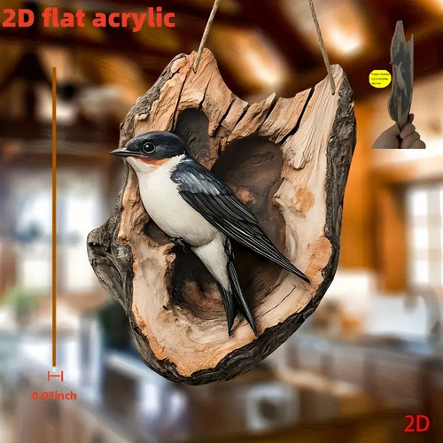 Vogel holz wand - vogel,