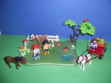 Playmobil Reiterhof: Set 5457 Jubiläums-Kompakt-Set Ponykoppel + Ponywagen. (A)