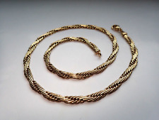 PIERRE LANG Collier Halskette Kordelkette vergoldet 42 cm PL