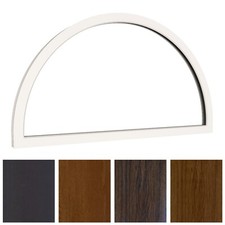 Kunststoff Rundbogenfenster Segmentbogenfenster Fenster Rundbogen 2-fach Glas