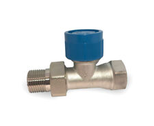 Thermostatventil Vorlaufverschraubung 1/2" Zoll Durchgang Ventil für Heizkörper