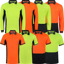 Herren Hi Viz Poloshirt kurz-