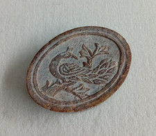 Ovale schale naturstein deckel - schale,