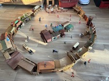 Western Stadt Holzhaus Fort Cowboy Indianer Sammlung XXL Weihnachten