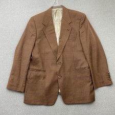 Daniel Hechter Sakko Gr. 50 Braun Karo Reine Schurwolle Blazer Vintage Herren