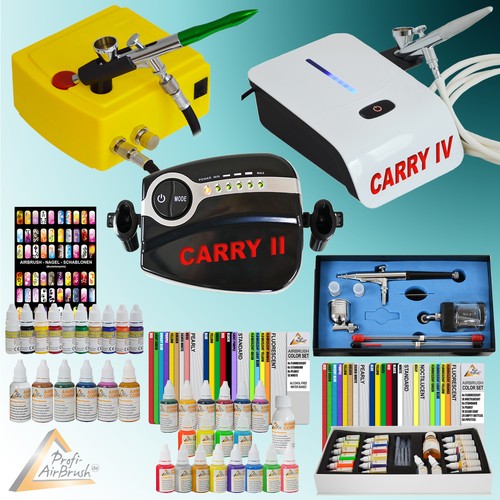 Airbrush komplett set - komplett,