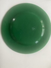 Dibbern Glas Teller in dunkelgrün  34cm Vintage  90ziger Jahre Schale grün