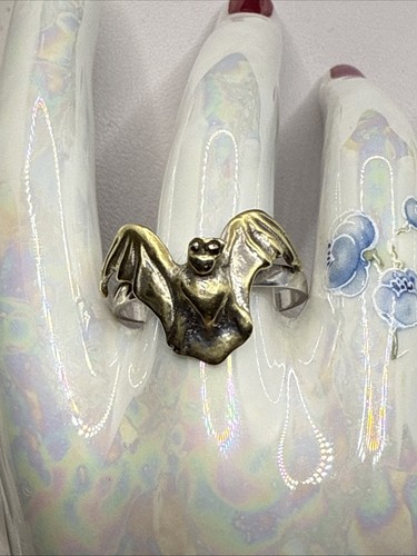 Ring 925 bicolor fledermaus - ring,