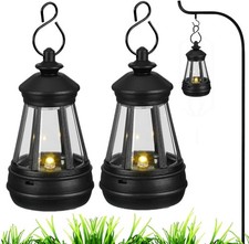 2x LED Solarlaterne für