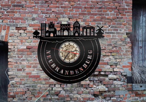 Wanduhr uhr holzuhr - holzuhr, uhren
