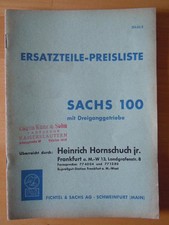 Ersatzteileliste 1957 sachs - 1957,