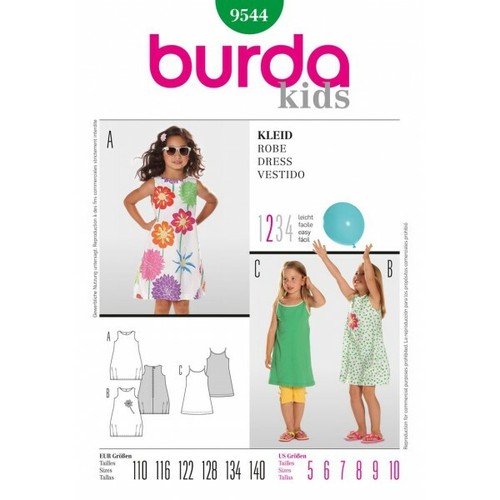 Burda schnittmuster 9544 - burda,