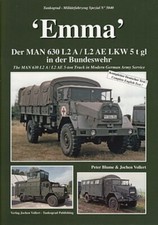 Tankograd 5040: Emma, MAN 630 L2A / L2 AE LKW 5t gl in der Bundeswehr (Modellbau